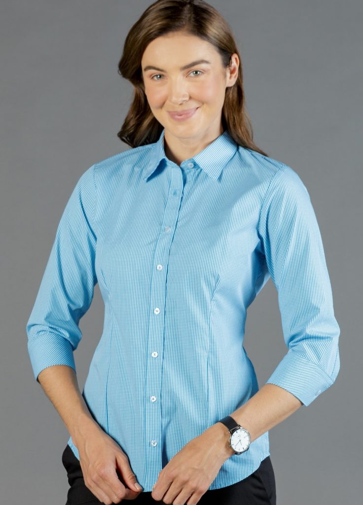 Gloweave Womens Three Quarter Short Sleeve Shirt