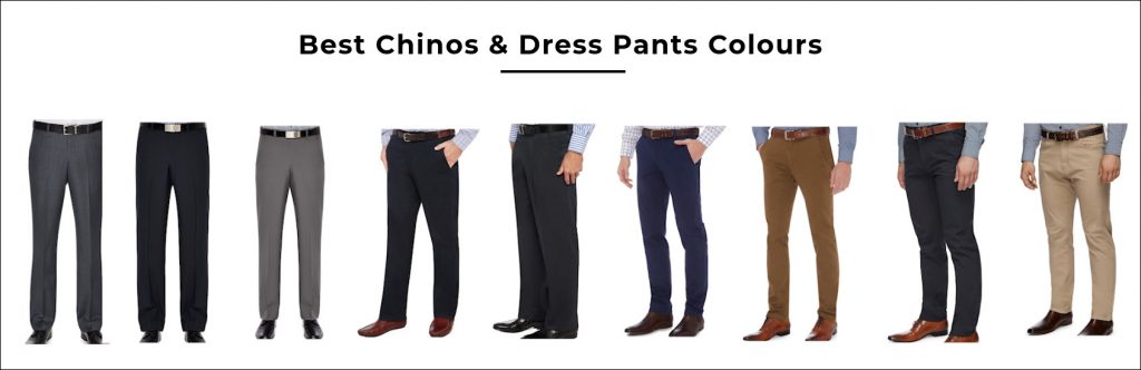 [Best Trouser Colours for Men] Dress Pant & Chinos Colours - Blog