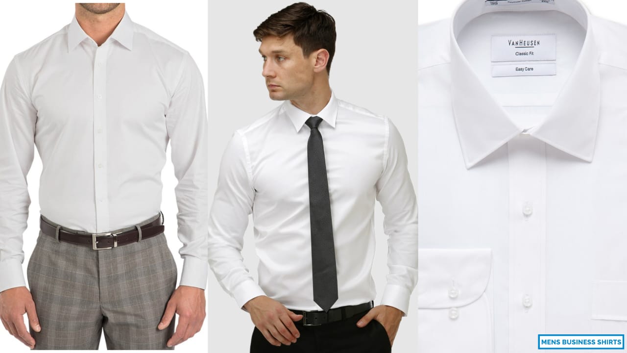 Mens White Colour Set
