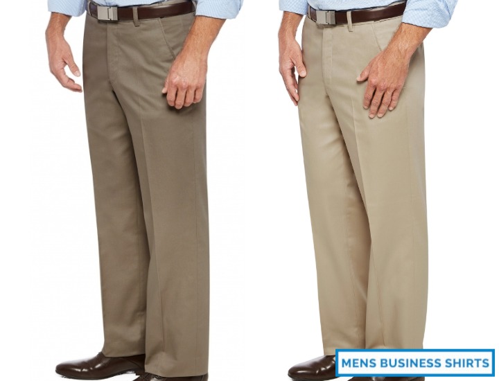Mens cotton mix dress pants