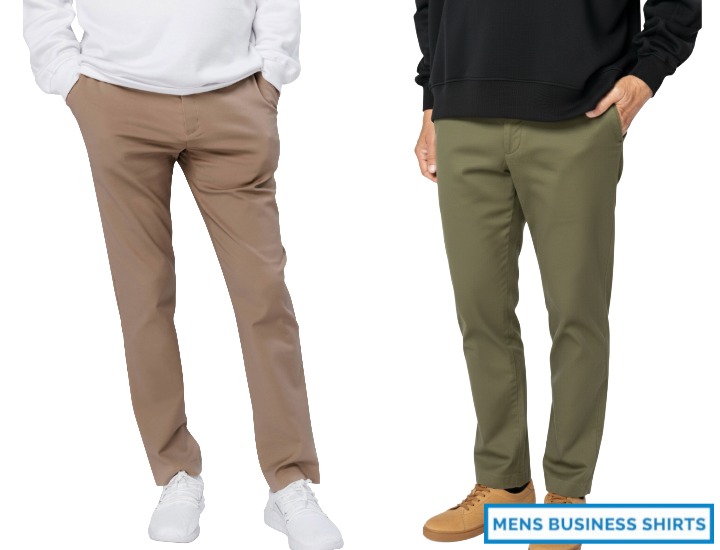 Mens cotton twill chinos