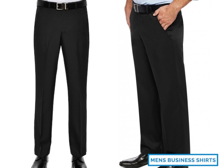 Mens pure polyester dress pants