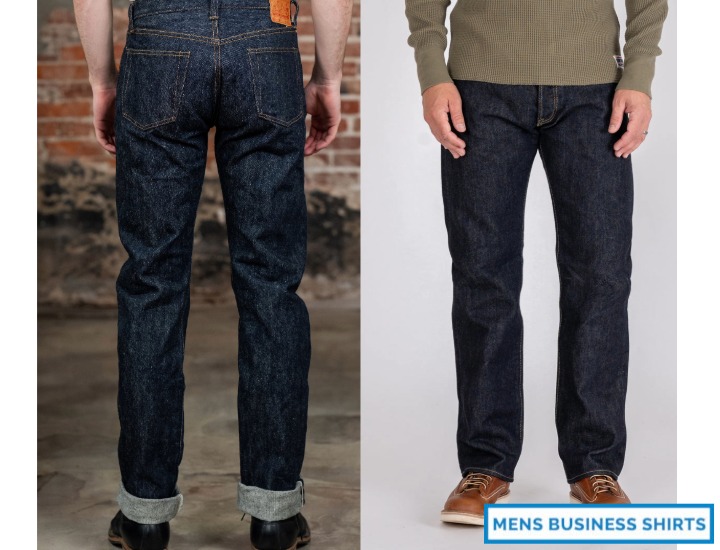 Mens selvedge denim jeans