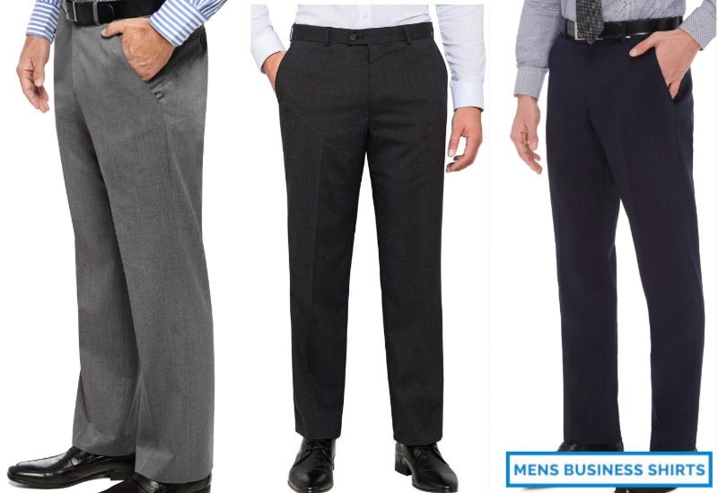 Mens business pants selection