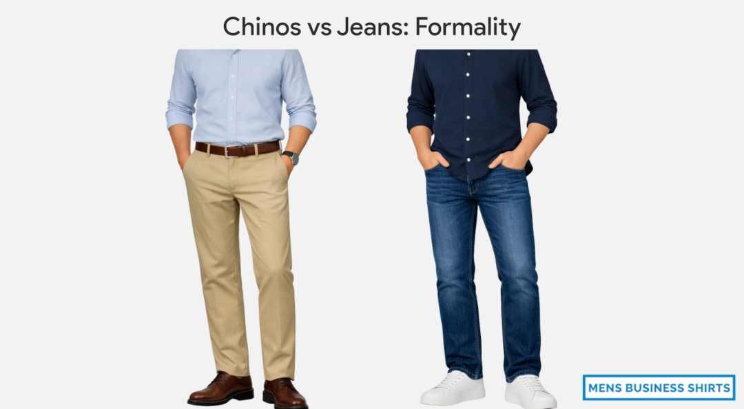 Chinos vs Jeans: Formality