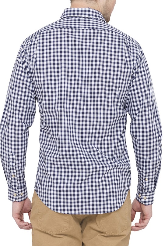 Van Heusen Shirt with Gingham Check European Fit Buy Online