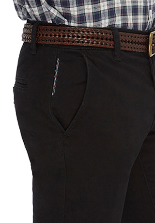 Big Mens Chino Pant Black