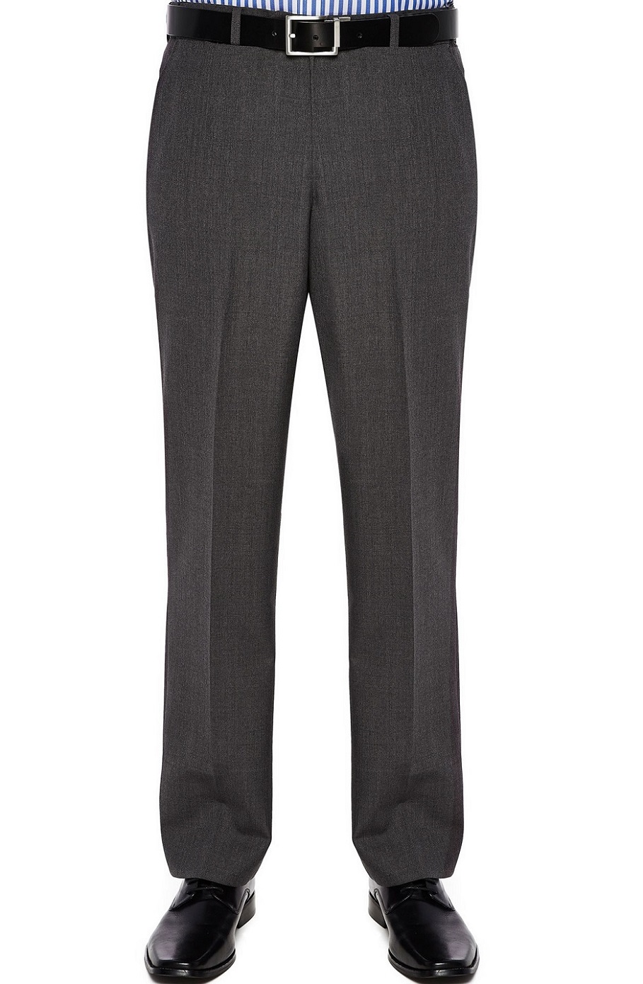 Big mens City Club wool blend  durable trouser charcoal