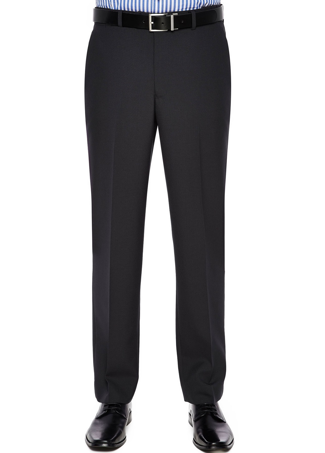 Big mens City Club wool blend  durable trouser navy