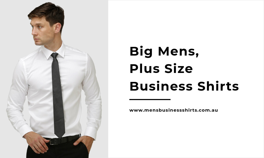 Big Mens Plus Size Business Shirts
