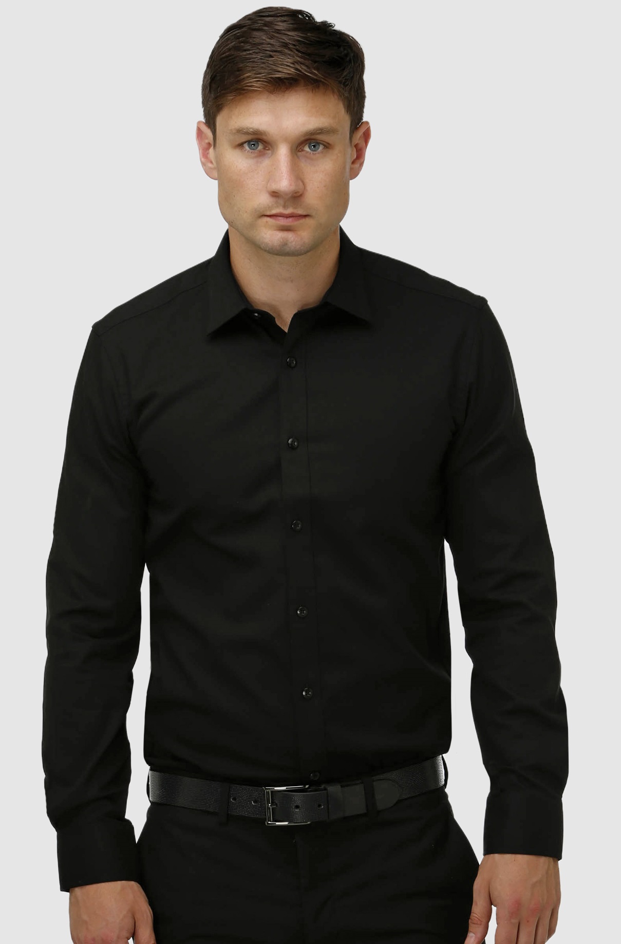 Brooksfield Black Shirt