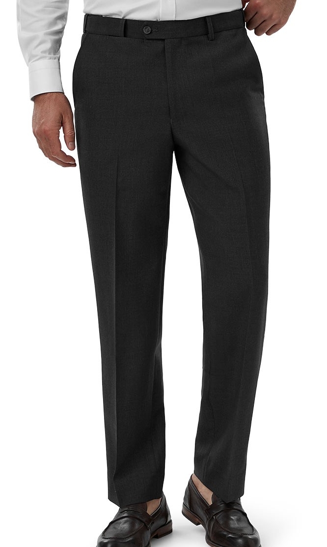 City Club Wool Blend Pant Charcoal