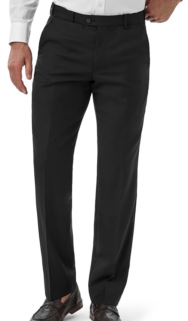City Club wool blend trouser black