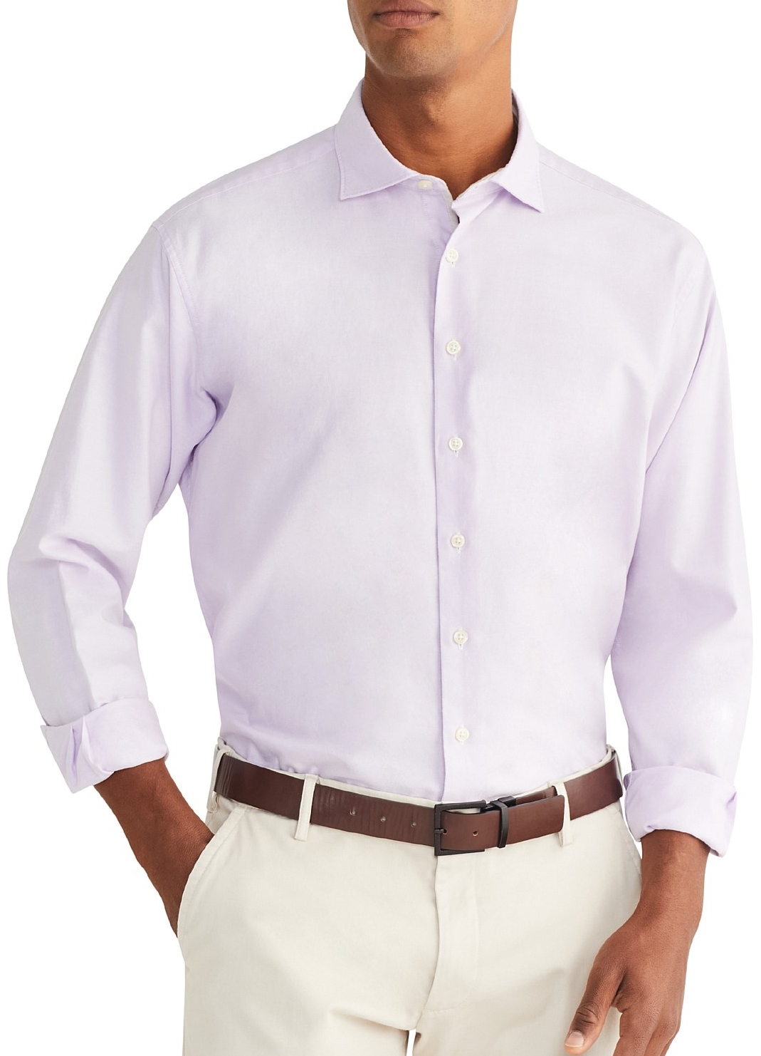 Geoffrey Been lilac cotton shirt