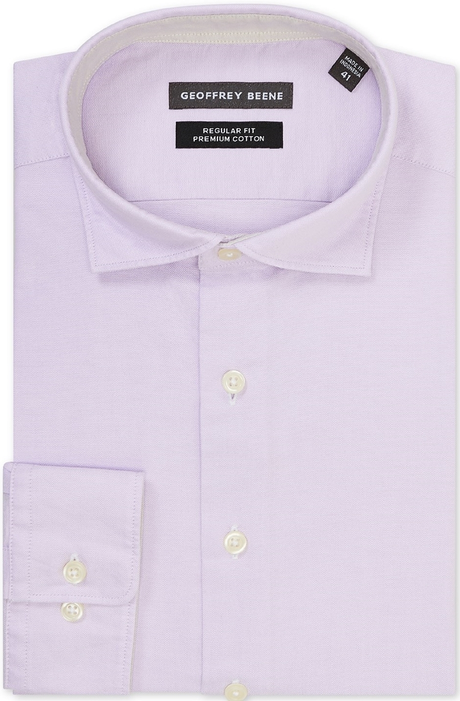 Geoffrey Been lilac shirt