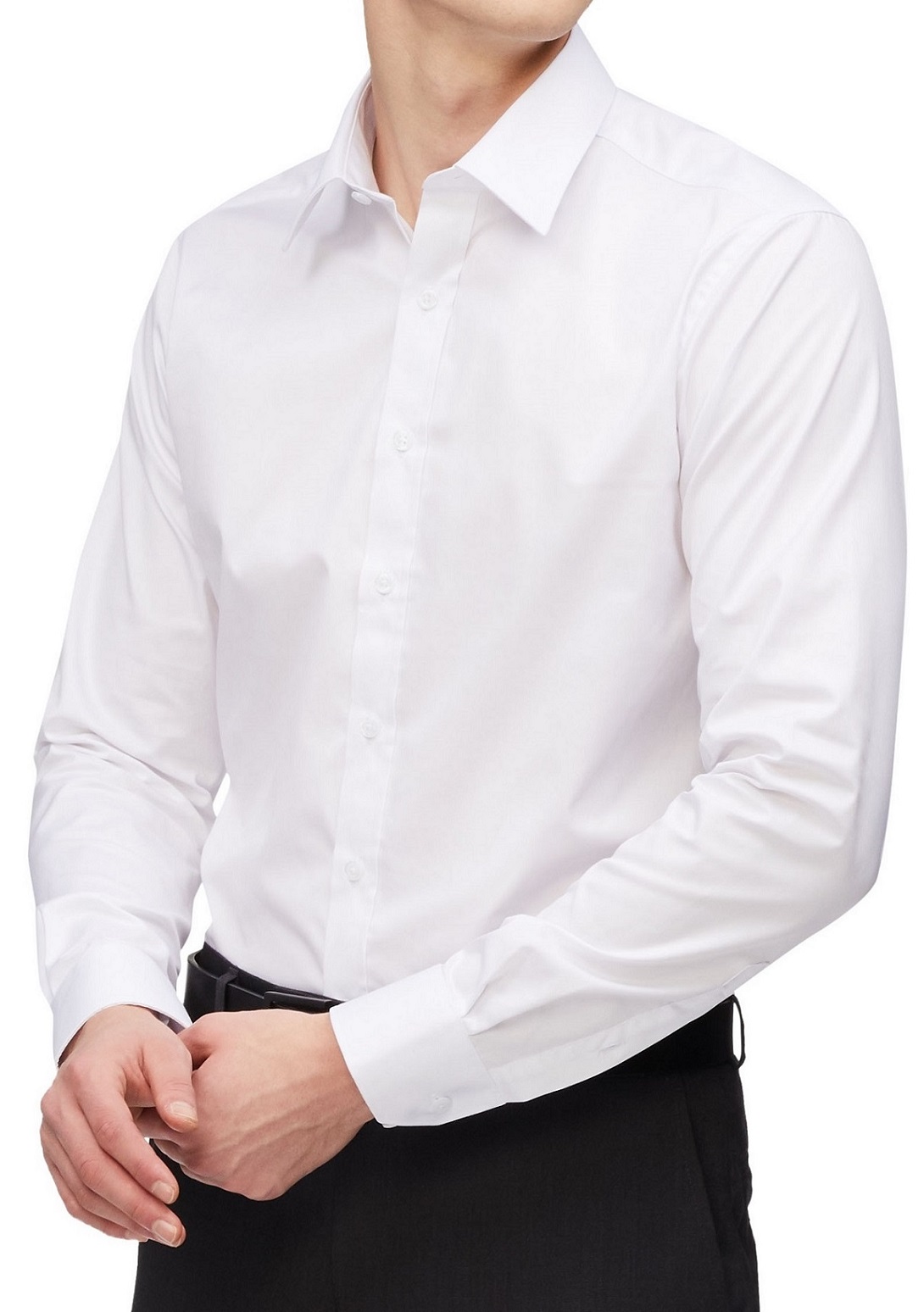Geoffrey Beene non iron white shirt