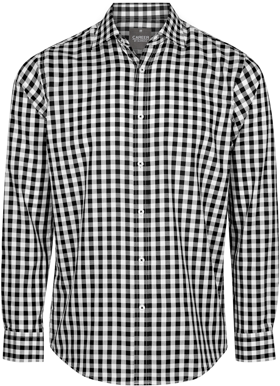 Gloweave Charcoal Oxford Check Shirt