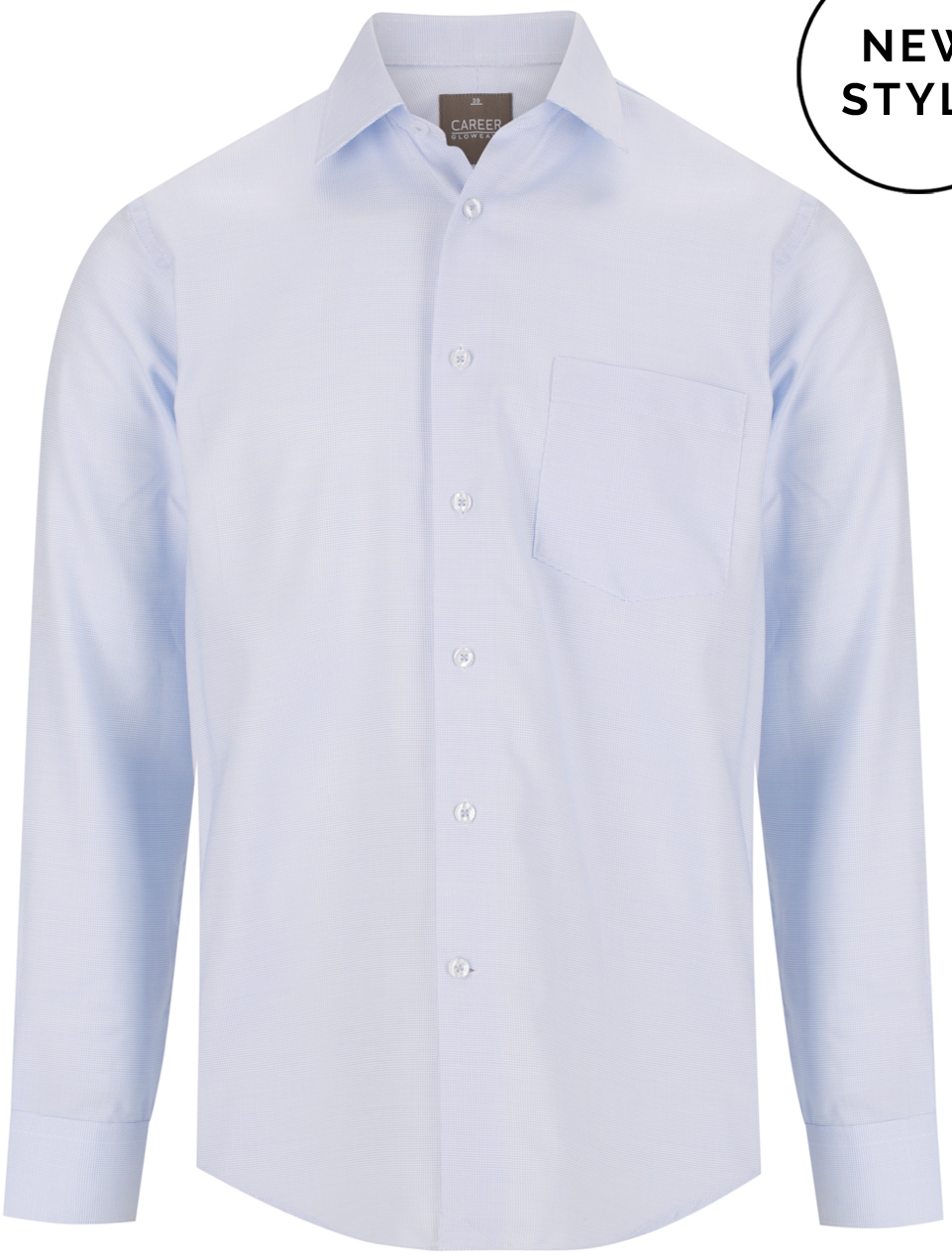 Gloweave dobby shirt light blue