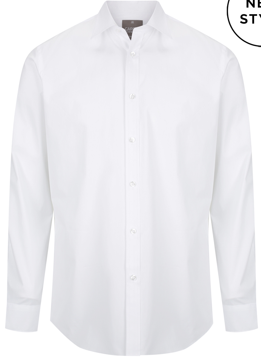 Gloweave White slim fit shirts