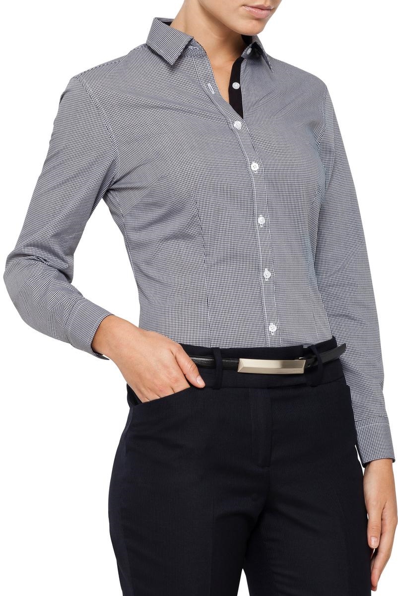 Van Heusen womens mini check business shirt