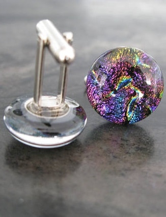 Mens Multicolored Cufflinks