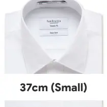 Shirt Size 37 cm Small