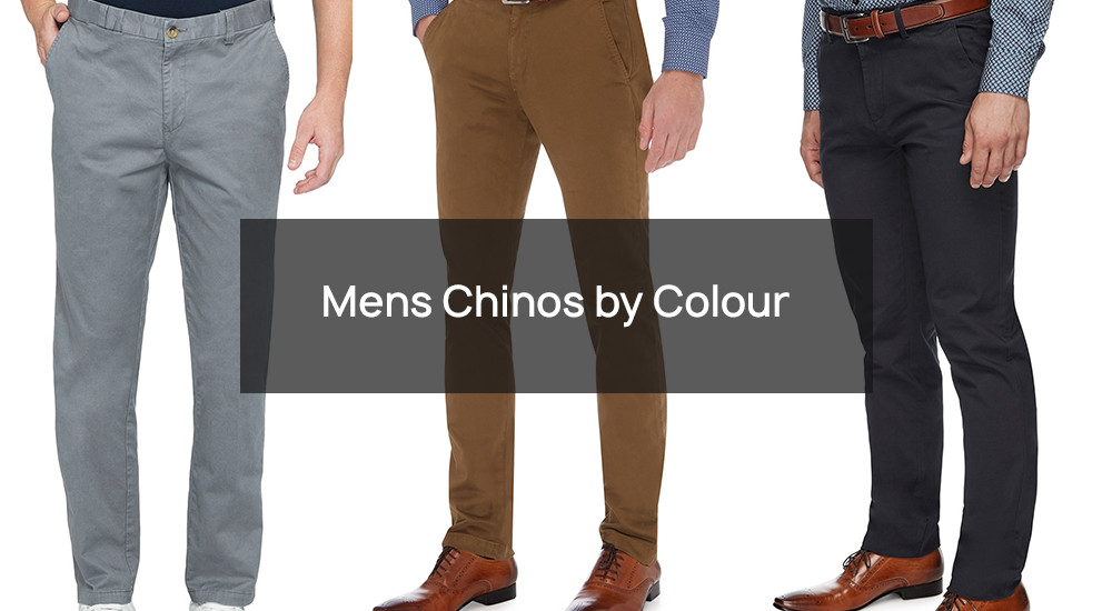 Mens Chinos by Colour