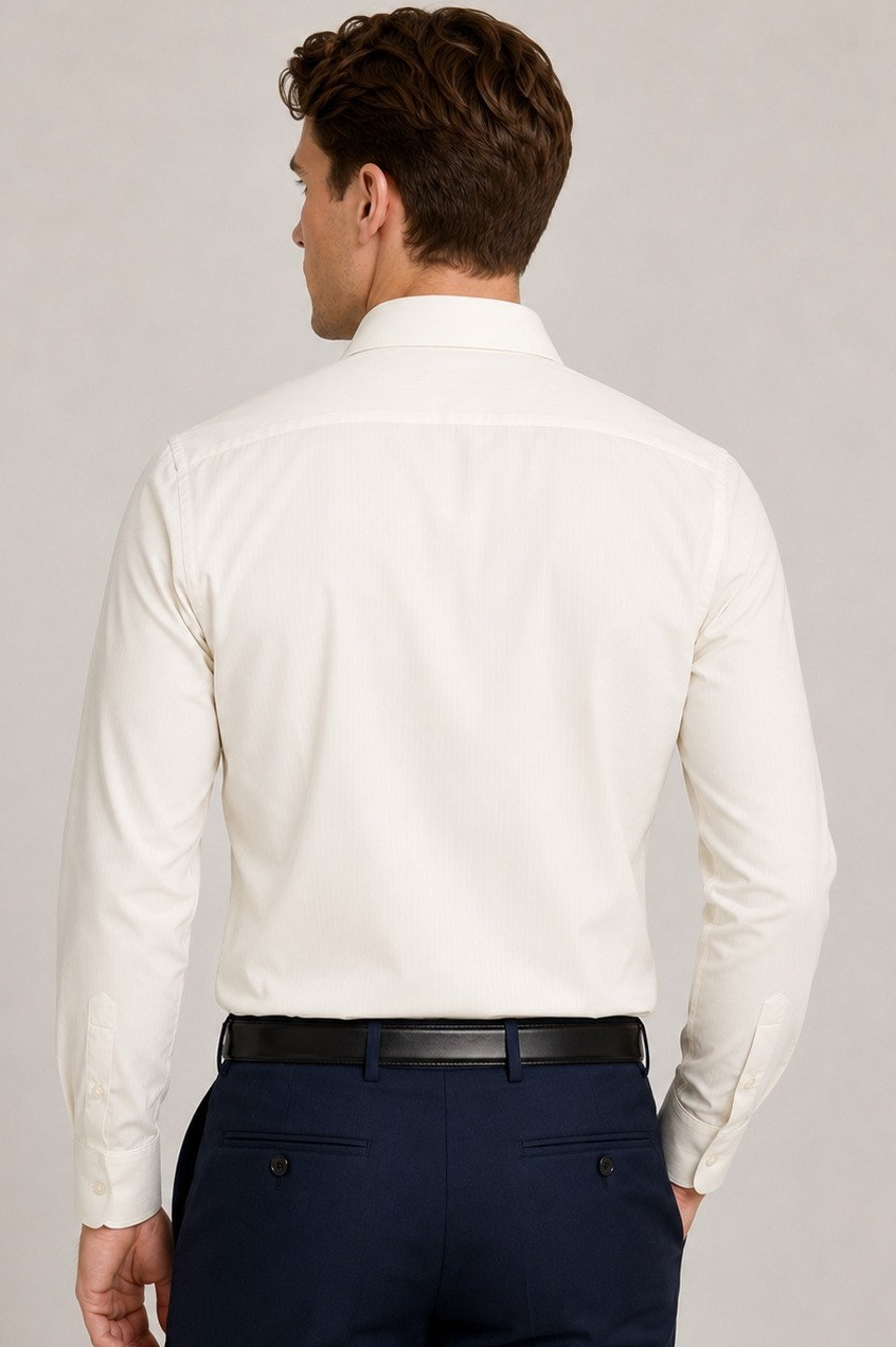 Slim Fit Ivory Shirt