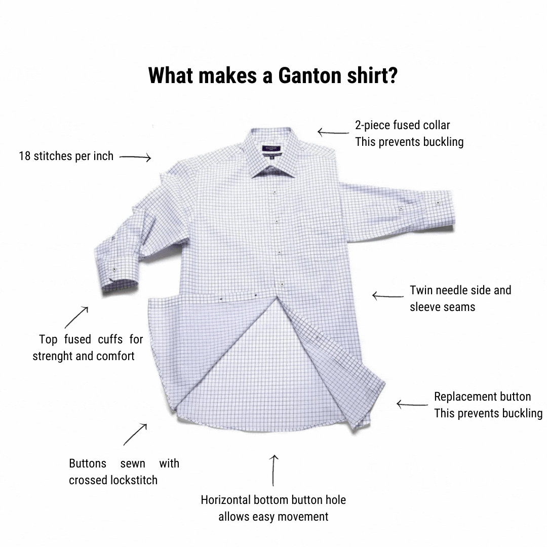 What makes a Ganton shirt