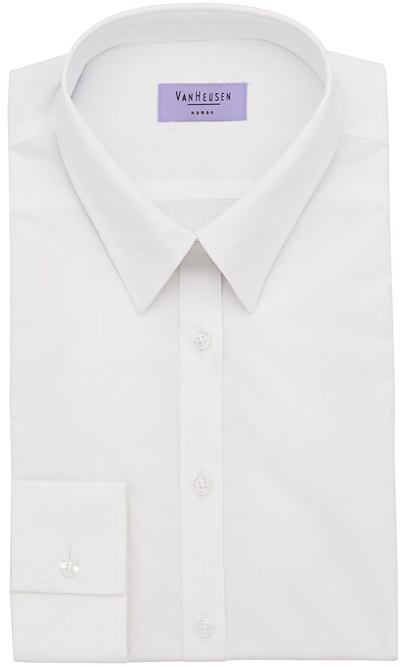 womens white business shirt
