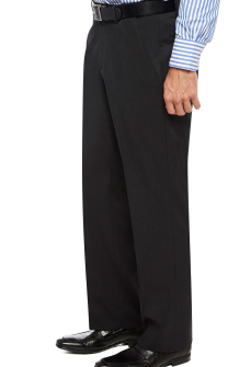 Big mens City Club wool blend trouser charcoal