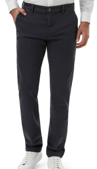 City Club moleskin chino navy