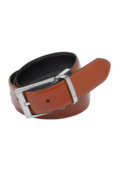 City Club Leather Reversible Belt. Black to Tan Sizes 77cm to 132cm