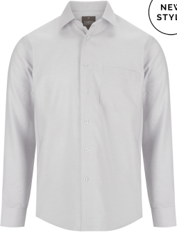 Gloweave dobby shirt light grey