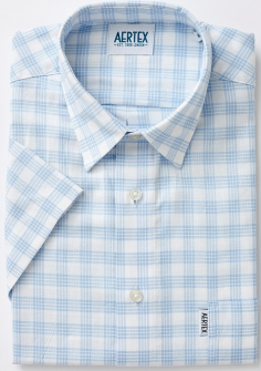 Aertex Short Sleeve Cotton Shirt Style FYS153. Sizes Small to 3XL