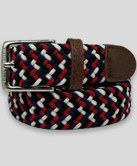 mens webbing belt mixed colours