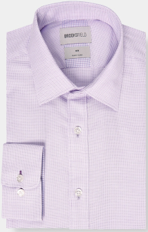 Brooksfield lilac mens shirt
