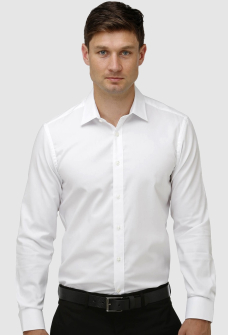 REGULAR FIT Brooksfield Shirt The Stapel Extra Fine Textured Cotton