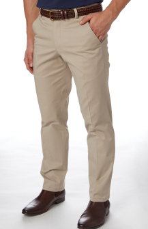 SLIM FIT Soft Touch Chino Stretch Waist and Fabric. Sizes 77cm to 122cm Style Name NAVIGATOR