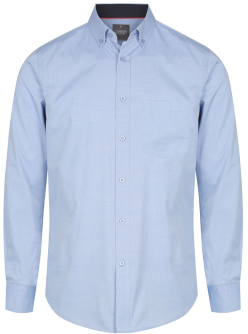 sky blue slim fit oxford shirt